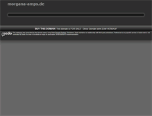 Tablet Screenshot of morgana-amps.de